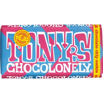 Tony's Chocolonely melk chocolate chip cookie 180 gr.